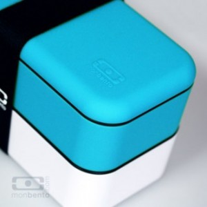 Monbento original bento box madkasse lyseblå tæt på Monbento original bento box madkasse lyseblå tæt på
